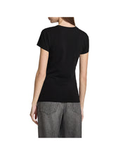 ARMANI EXCHANGE Armani Exchange T-Shirt Donna Black/opt.white Embr - Multicolore Black/Opt.White Embr